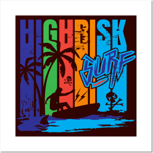 High Risk Surfing Posters and Art